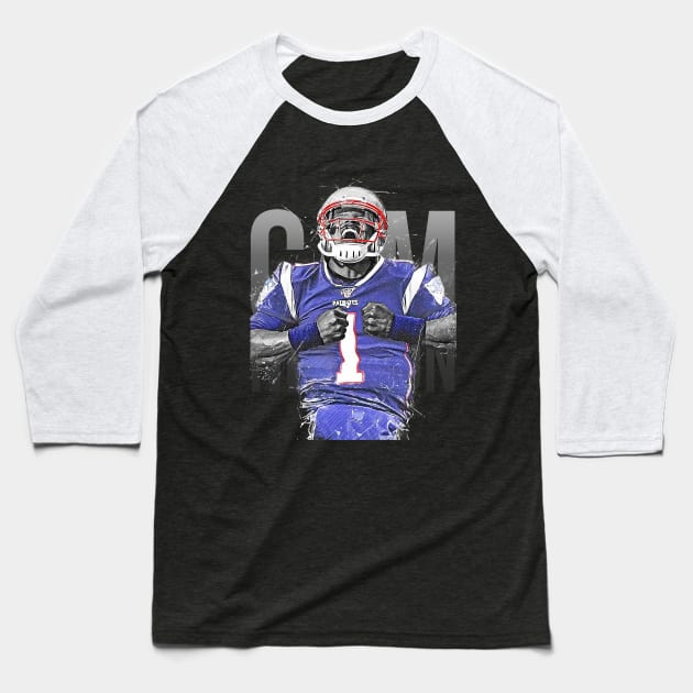 Cam Newton Baseball T-Shirt by Creativedy Stuff